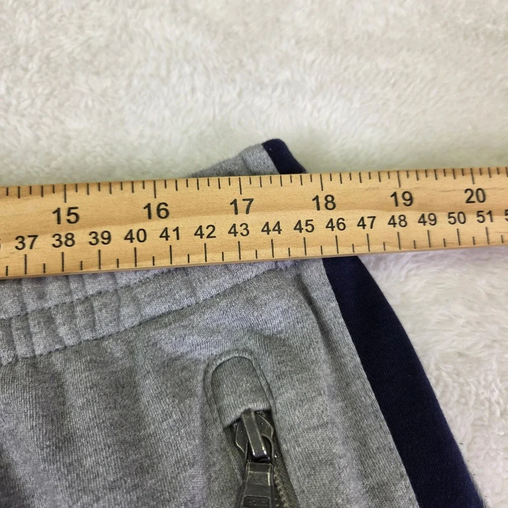 Polo Ralph Lauren Performance Mens XXL Gray Navy Stripe Track Pants Joggers 3006